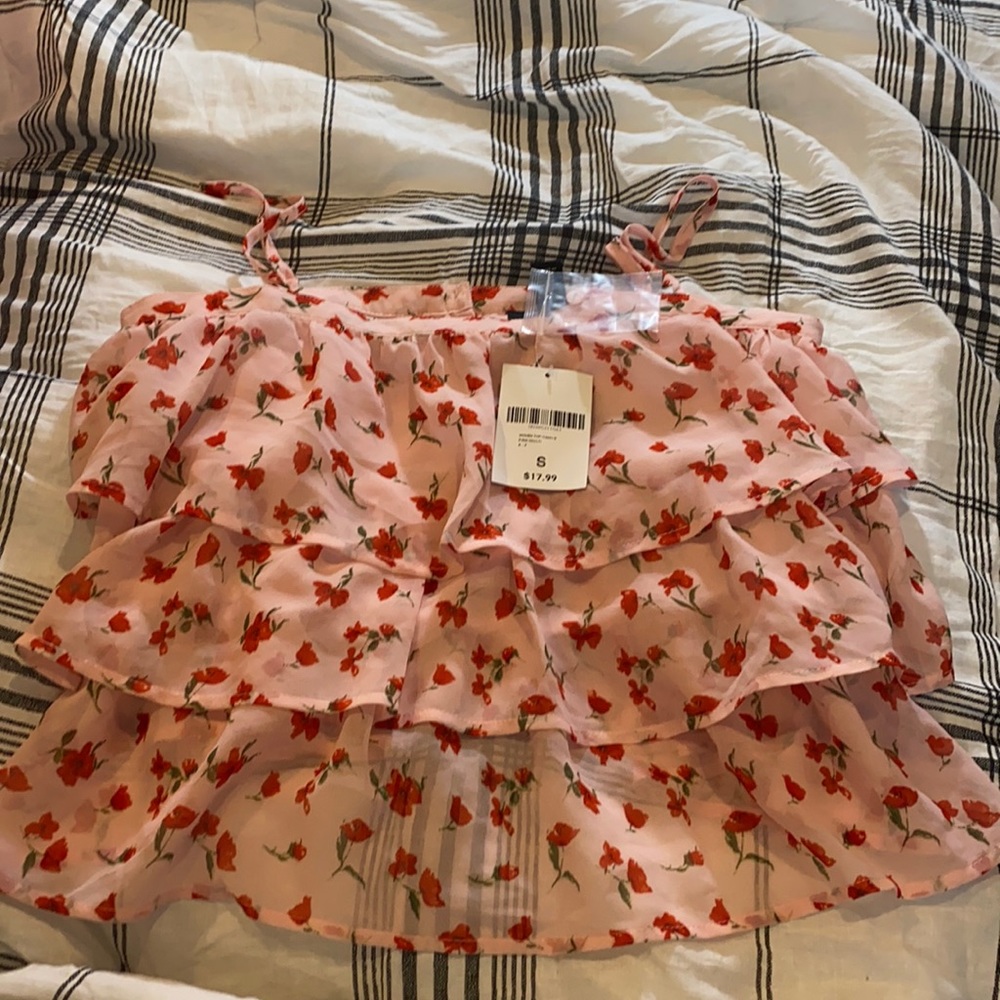 Floral crop top